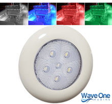 Load image into Gallery viewer, SURFACE Mount RGBW Internal Driver LED Courtesy Light | IP68 Waterproof (Bezel Options)