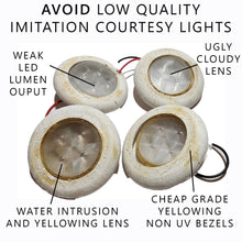Load image into Gallery viewer, SURFACE Mount RGBW Internal Driver LED Courtesy Light | IP68 Waterproof (Bezel Options)