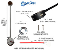 Load image into Gallery viewer, Dual Color Dimmable Gooseneck LED Chart Reading Light (Color Options)