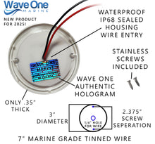 Load image into Gallery viewer, SURFACE Mount RGBW Internal Driver LED Courtesy Light | IP68 Waterproof (Bezel Options)