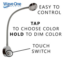 Load image into Gallery viewer, Dual Color Dimmable Gooseneck LED Chart Reading Light (Color Options)