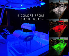 Load image into Gallery viewer, SURFACE Mount RGBW Internal Driver LED Courtesy Light | IP68 Waterproof (Bezel Options)