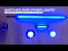 Load and play video in Gallery viewer, RGBW Surface Mount LED Internal Driver Courtesy Four Color Light | IP67 Waterproof (Length Options)