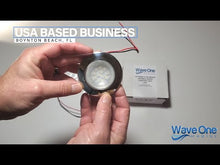 Load and play video in Gallery viewer, FLUSH Mount RGBW LED Internal Driver Courtesy Light | IP67 Waterproof (Bezel Options)