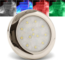 Load image into Gallery viewer, SURFACE Mount RGBW Internal Driver LED Courtesy Light | IP68 Waterproof (Bezel Options)