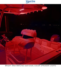 Load image into Gallery viewer, Dual Color | LED Marine T-Top Light | Aluminum Housing | IP68 (Color & Length Options)