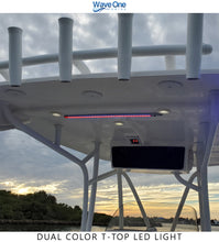 Load image into Gallery viewer, Dual Color | LED Marine T-Top Light | Aluminum Housing | IP68 (Color & Length Options)