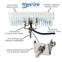 Load image into Gallery viewer, High Lumen | LED Marine Spreader Light  | IP68 | Stainless Hardware (Color Options)