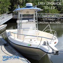 Load image into Gallery viewer, LED Stainless Flush Mount Shark Eye Navigation Light | USCG 2NM | IP67 Waterproof