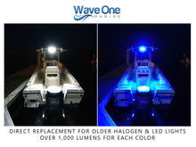 Load image into Gallery viewer, Dual Color LED Flush Mount Spreader Light | Boat Deck Flood | Stainless | IP68 (Color Options)