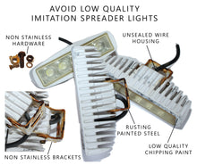 Load image into Gallery viewer, Dual Color LED Flush Mount Spreader Light | Boat Deck Flood | Stainless | IP68 (Color Options)