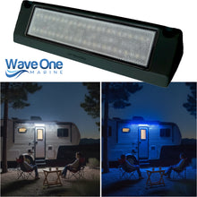 Load image into Gallery viewer, 9" LED Marine | RV Exterior Porch Patio Angle Light | DUAL COLOR | Trailer Awning (Color Options)
