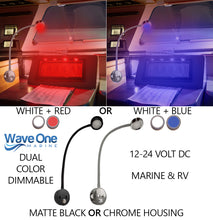 Load image into Gallery viewer, Dual Color Dimmable Gooseneck LED Chart Reading Light (Color Options)
