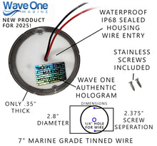 Load image into Gallery viewer, SURFACE Mount RGBW Internal Driver LED Courtesy Light | IP68 Waterproof (Bezel Options)
