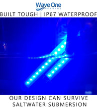 Load image into Gallery viewer, RGBW Round Edge Surface Mount LED Internal Driver Courtesy Four Color Light | IP67 Waterproof (Length Options)
