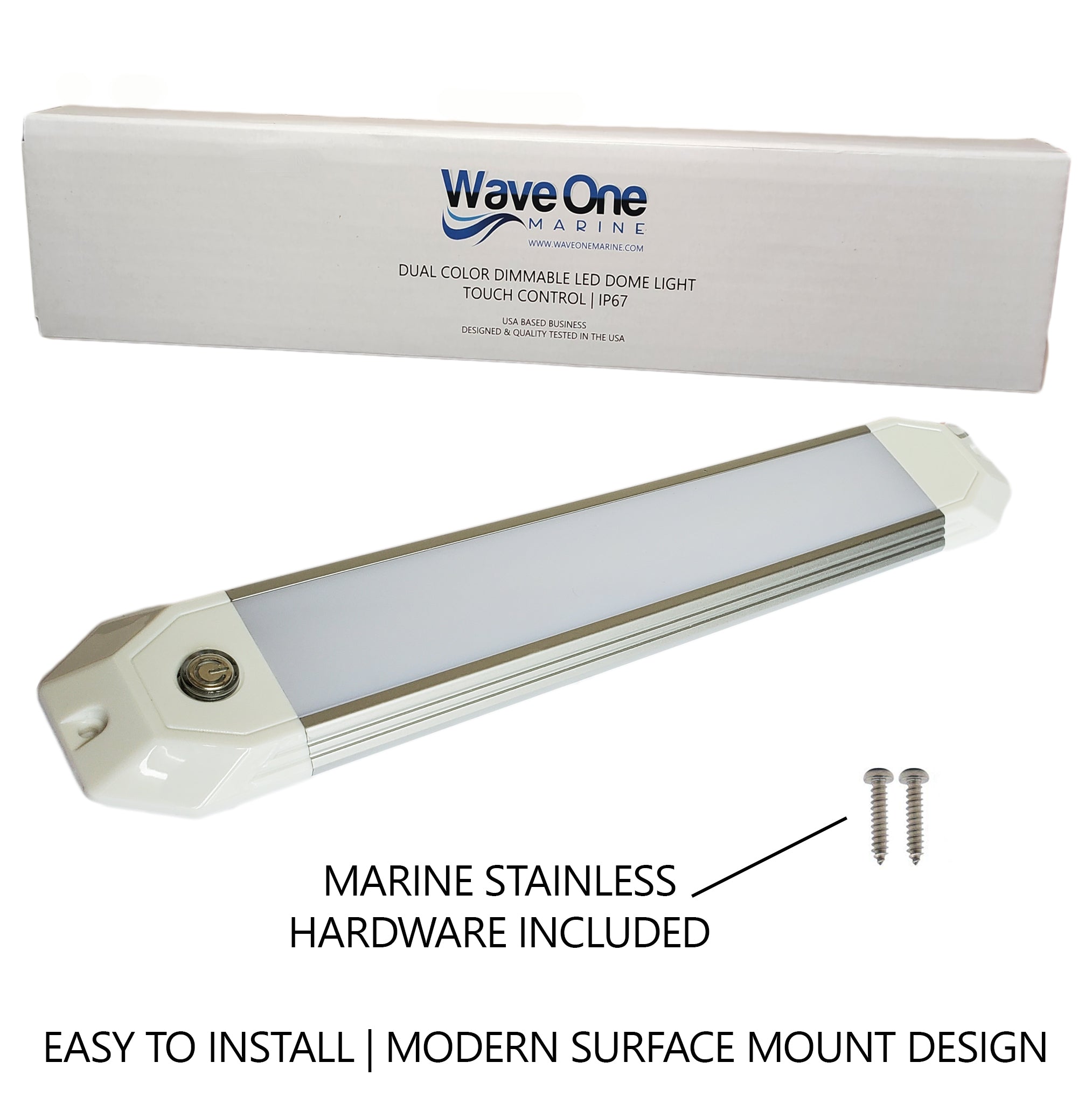 Wave One Marine | Dimmable Dual Color 12